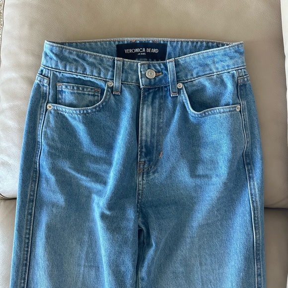 Veronica Beard Blue Cropped Ankle Jeans - Picture 2 of 8